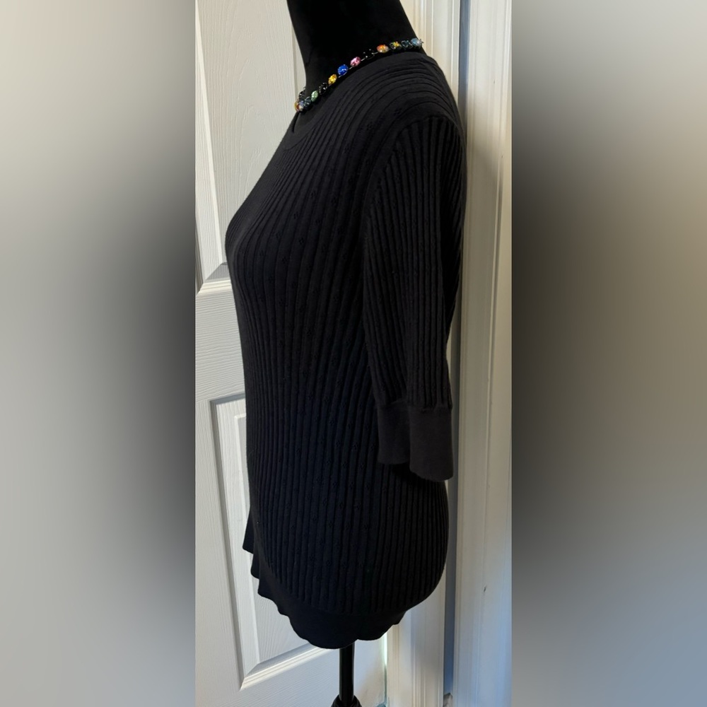 Gap Women’s Black Short Sleeve Sweater - Picture 4 of 7